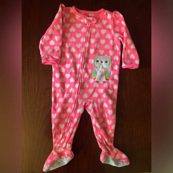 Set of 2 Fleece 12M Jammies - Picture 3 of 6